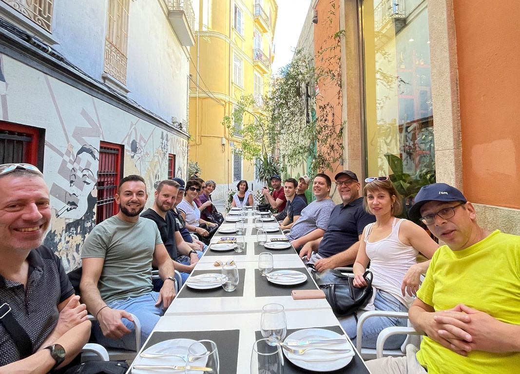 Mittagessen in der Altstadt von Valencia