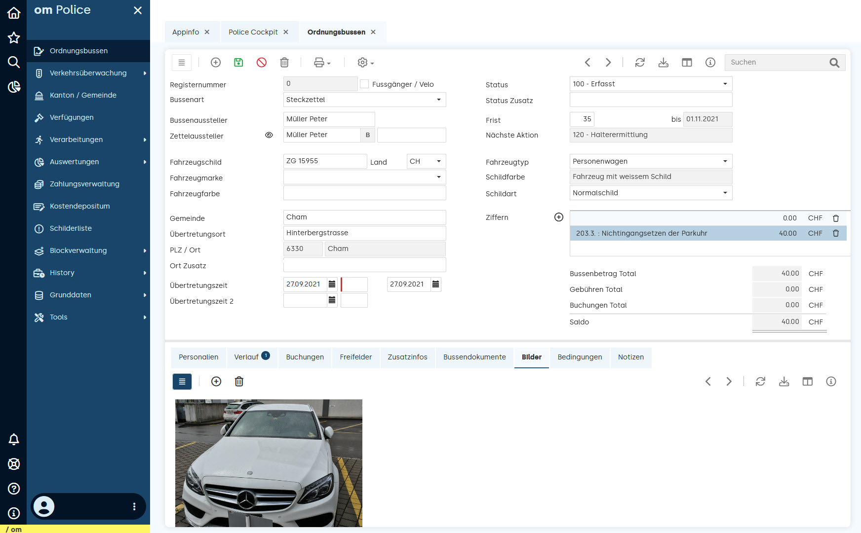 om FrontRecord Import