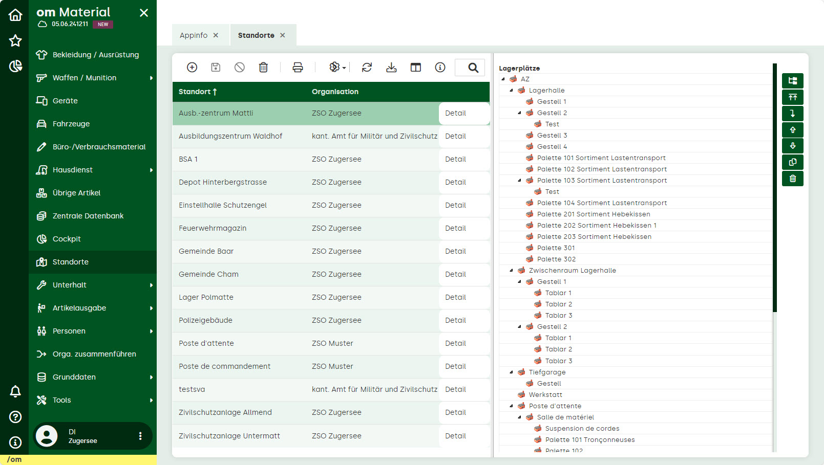om Material Artikel Ansicht