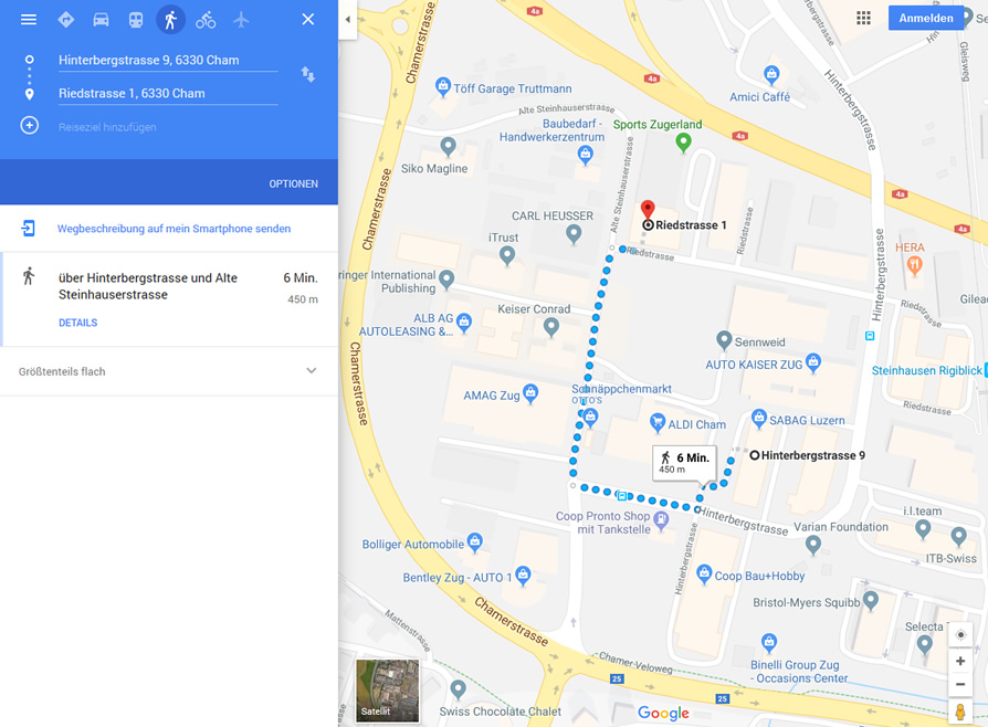 om Schutzraumauskunft Google Maps